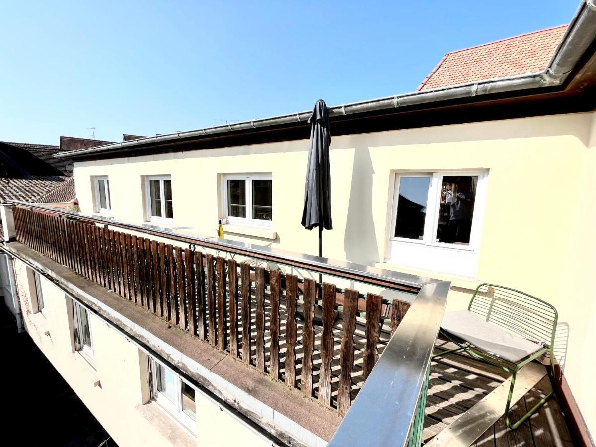 Sous Les Toits Avec Garage Et Terrasse A Ribeauville المظهر الخارجي الصورة
