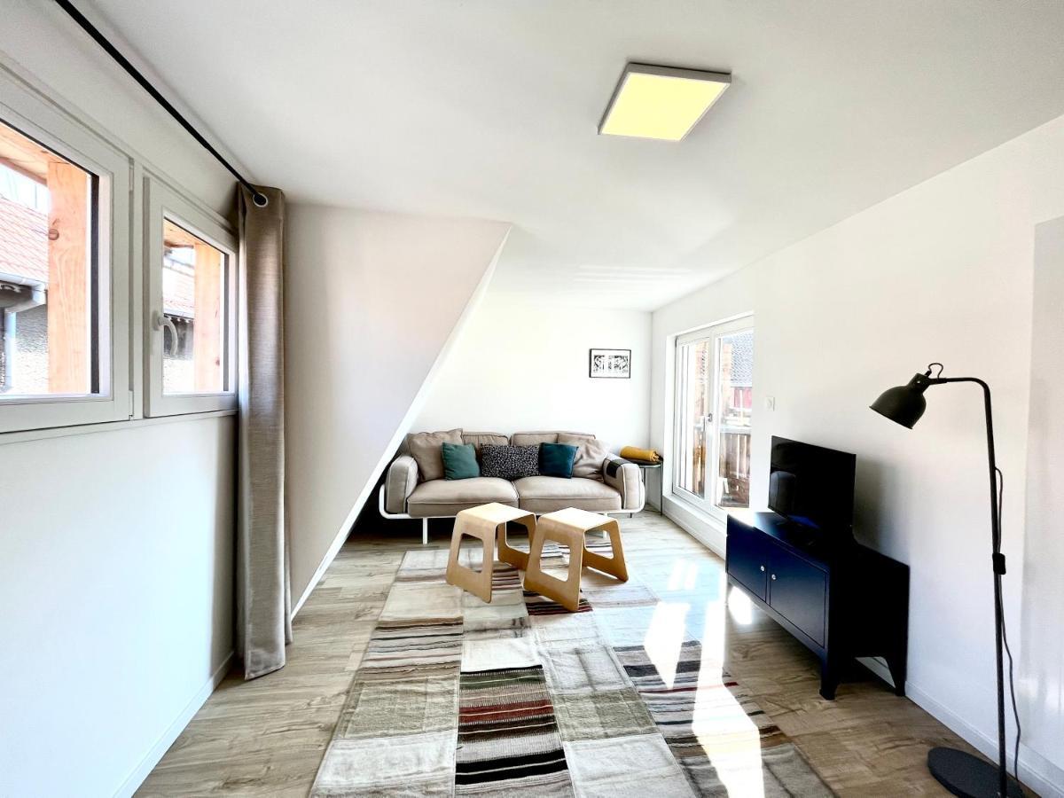 Sous Les Toits Avec Garage Et Terrasse A Ribeauville المظهر الخارجي الصورة